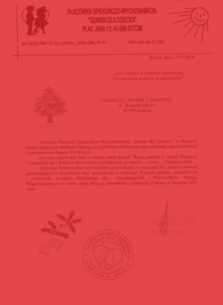 Placówka Opiekuńczo-Wychowawcza “Szansa dla Dziecka”