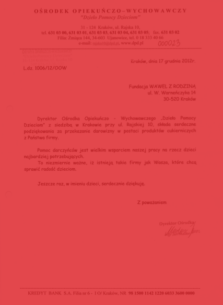Ośrodek Opiekuńczo-Wychowawczy “Dzieło Pomocy Dzieciom”