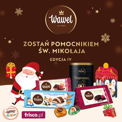 IV edycja świątecznej współpracy marki Waweli Fundacji „Wawel z Rodziną” z Frisco.pl